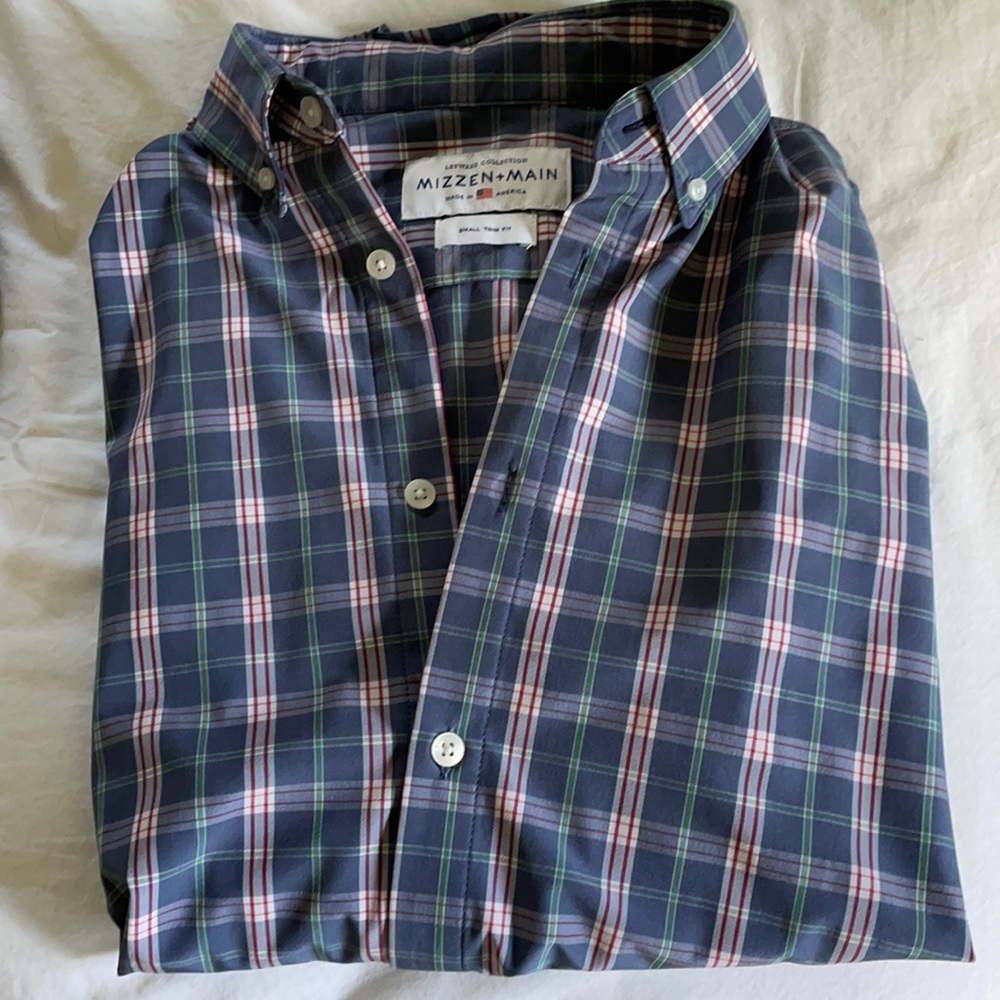 Mizzen + Main men’s long sleeve button down